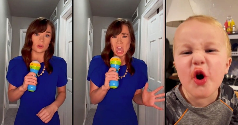 News Anchor Mom Kayla Sullivan Reports On 2-Year-Old's Melt Down And It's Hilarious