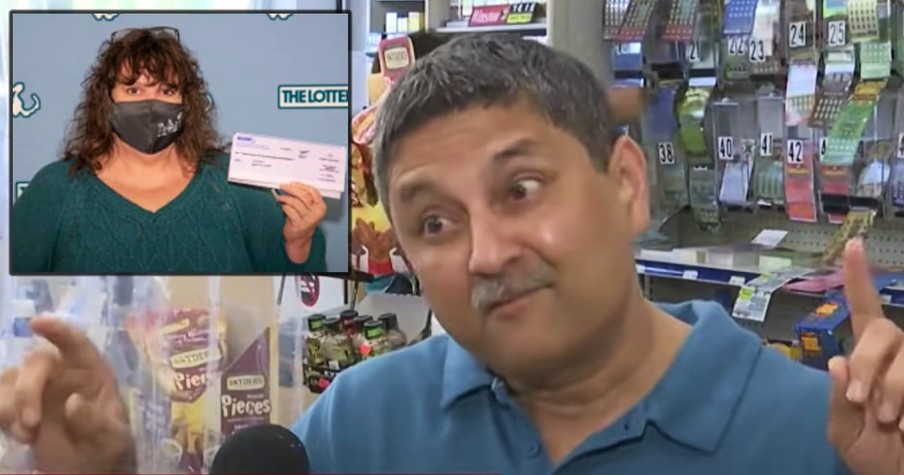 Woman Throws Away $1 Million Lottery Ticket Not Realizing Its Worth So Shopkeeper Pulls It Out