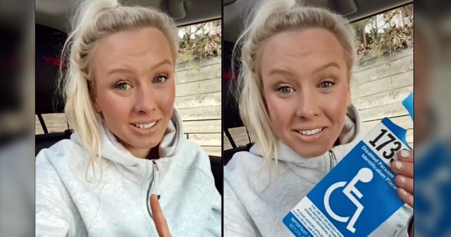 Strangers Regularly Scold Her for Parking in a Handicapped Spot And She's Fed Up