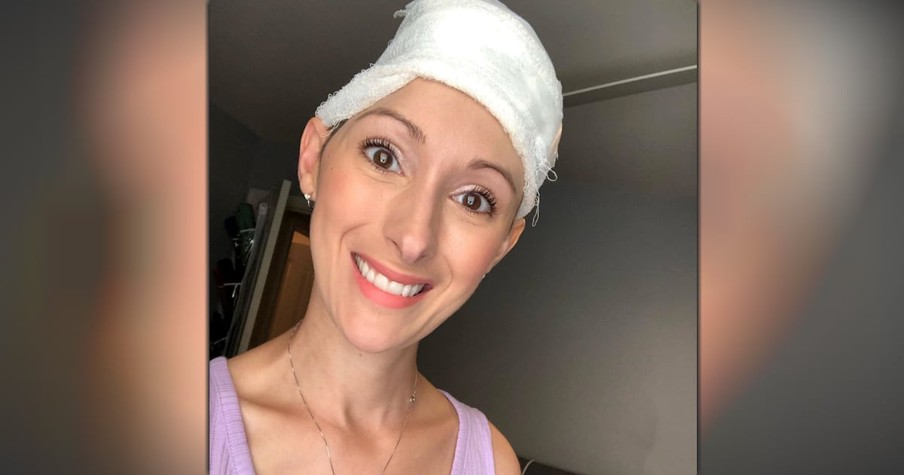 Inspiring Single Mom Survives Partial Skull Removal And She's Giving God The Glory