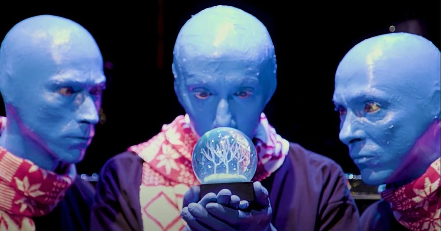 The Blue Man Group Is Playing PVC Pipes for a Christmas Experience Like Never Before