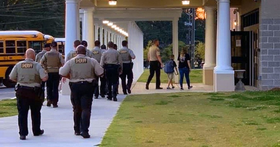 Police Escort 9-Year-Old Son of Fallen Officer to School on First Day