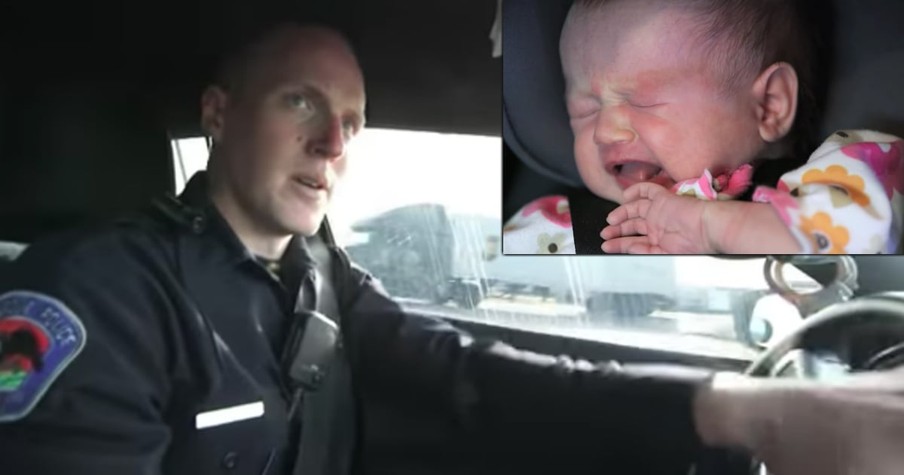 Police Officer's Selfless Act For Homeless Woman's Heroin-Addicted Baby