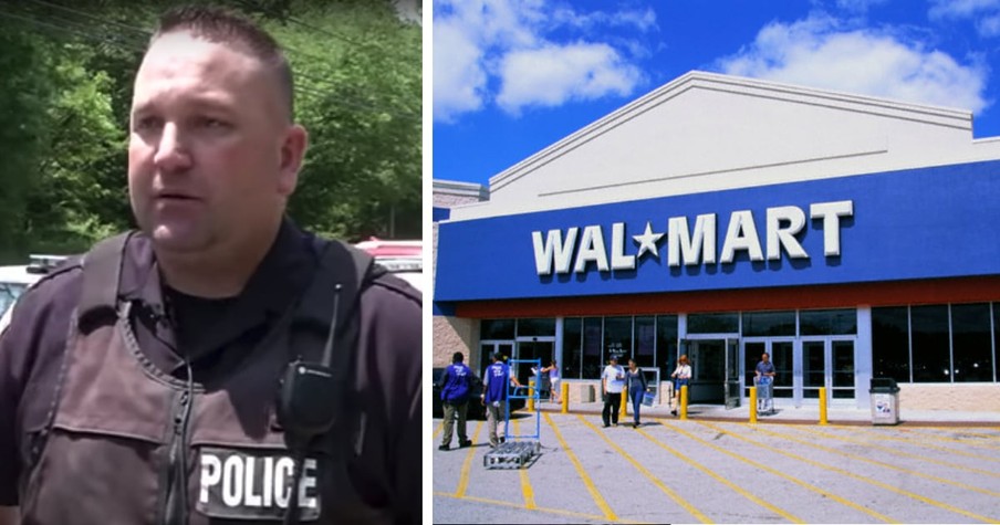 Police Officer Working At Walmart Steps Up When Man Can't Pay For Groceries