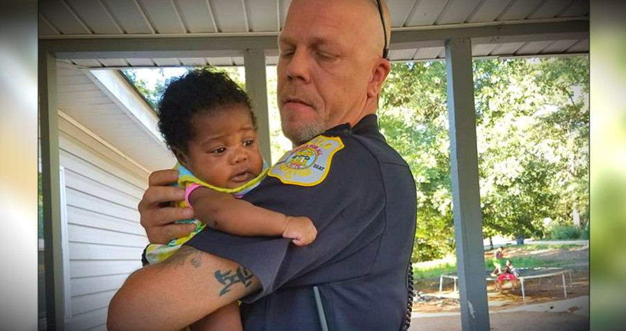 Police Officer Credits God With Helping Him Save A Choking Baby