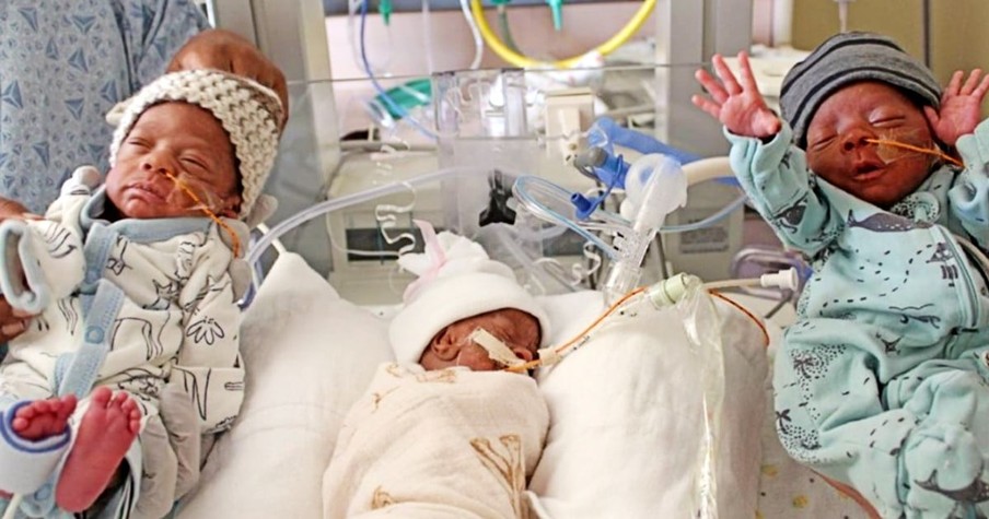 Mom's Quadruplet Pregnancy Is Filled With Heartache But She's Refusing To Lose Heart