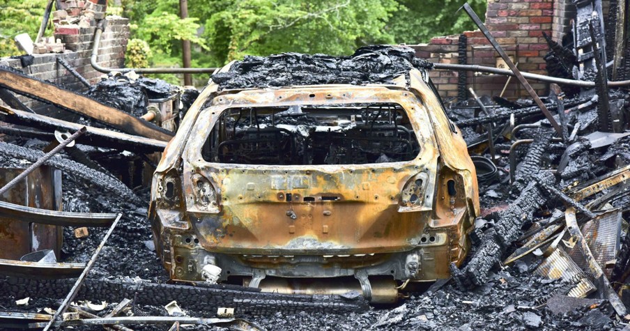 Woman Narrowly Escapes Deadly House Fire Where Only Prayer Room Is Left Standing