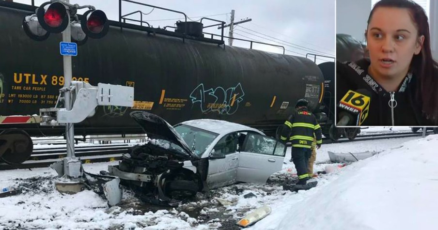 A Train Crashed Into Mom's Car with Her Baby Inside And Then She Realized He Wasn't Alone