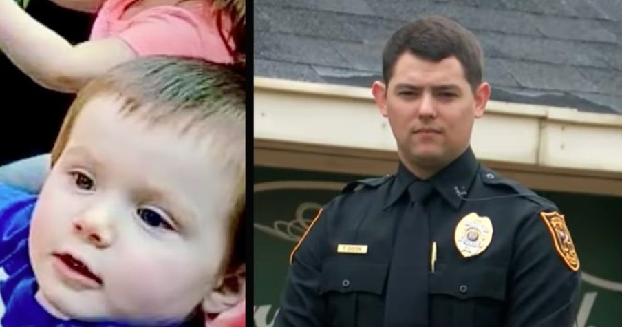 Police Officer's Uniform Began Melting But He Refused To Flee Fire Until He'd Saved 3-Year-Old