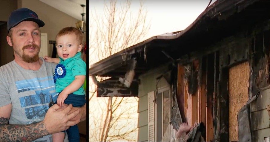 Man Running Late To Work Spots Flames And It's Clear God Had Him in Right Place, Right Time