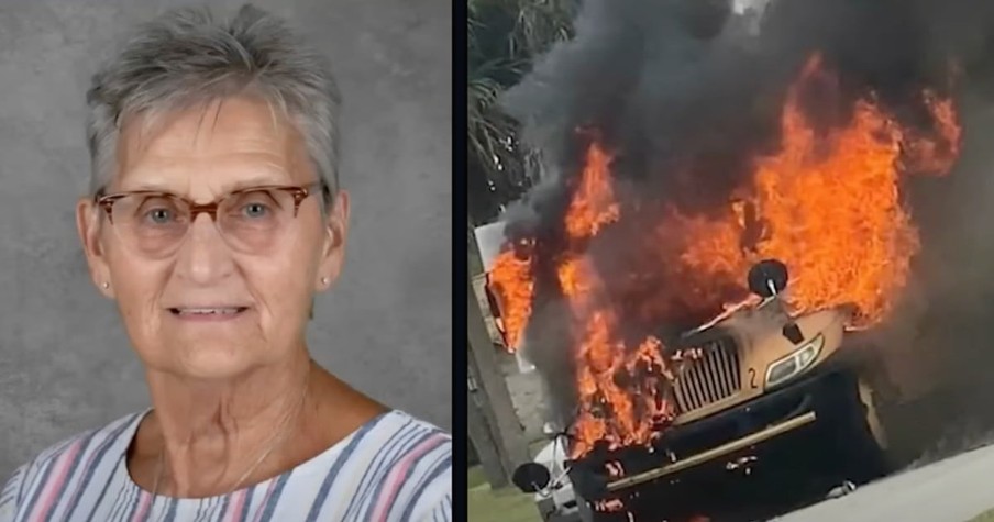 Bus Driver Spotted Smoke Then Rushed To Get 40 Kids To Safety After School Bus Caught Fire