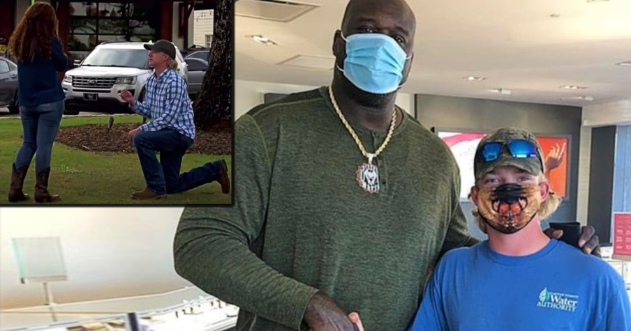 Shaq Overhears Man Ask 'How Much?' For Engagement Ring, Then Decides To Step In