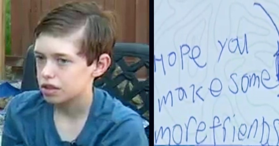 Mom's Heart Broke When No One Would Sign Son's Yearbook, Then High Schoolers Stepped In