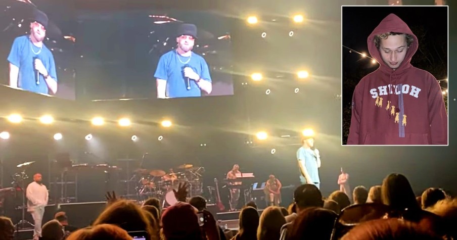 Singer TobyMac Takes a Moment Concert to Talk about Losing his Son, Truett, and It's Powerful