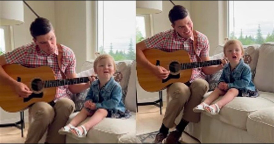 Tiny Toddler Sweetly Sings Song of 'Jesus Loves Me' And It's Precious