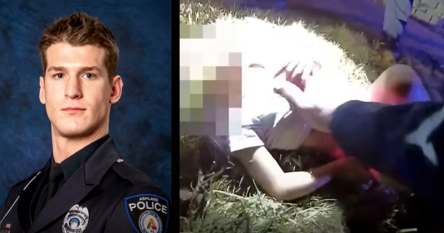 Rookie Police Officer Races to Save 3-Year-Old Who Wasn't Breathing and Cameras Caught It All