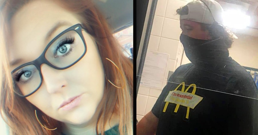 Teenager Working at McDonald's Pays for Mom Who's in Tears, So She Comes Back with $40k