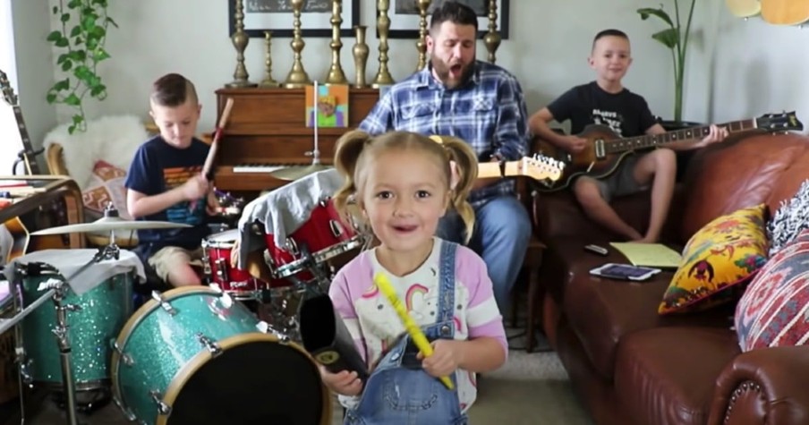 Family Band Accidentally Goes Viral And Just May Be 1 of the Best Things to Come Out of Quarantine