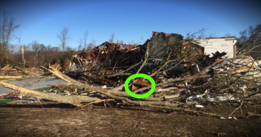 A Tornado Destroys A 145-Year-Old Church But Leaves Bible Intact