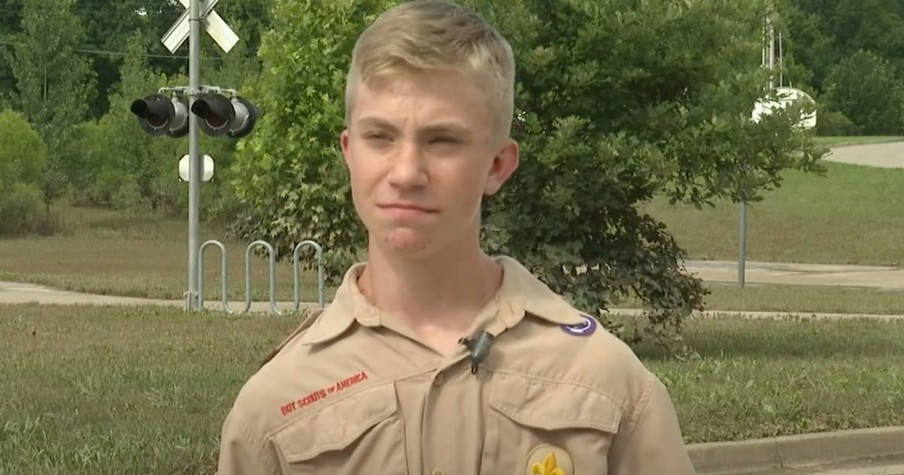 2 Brave Boy Scouts Were Riding Their Bikes When They Heard Screams For Help