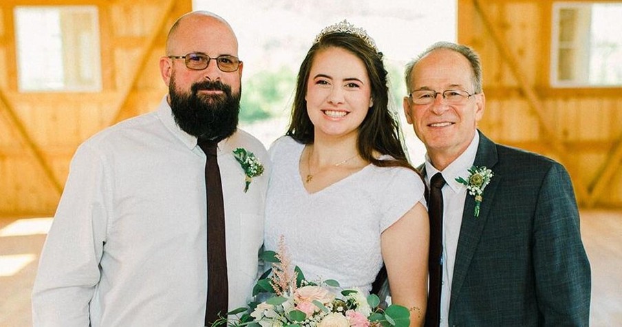 Adopted Bride Researches Her History And Ends Up With Two Dads Walking Her Down The Aisle