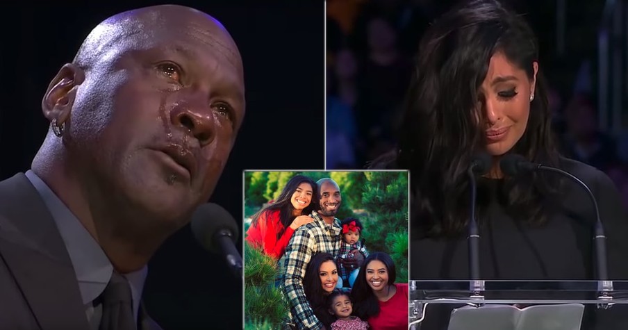 Vanessa Bryant Speaks About Kobe Bryant's Life And Michael Jordan Crying Face Sums It All Up