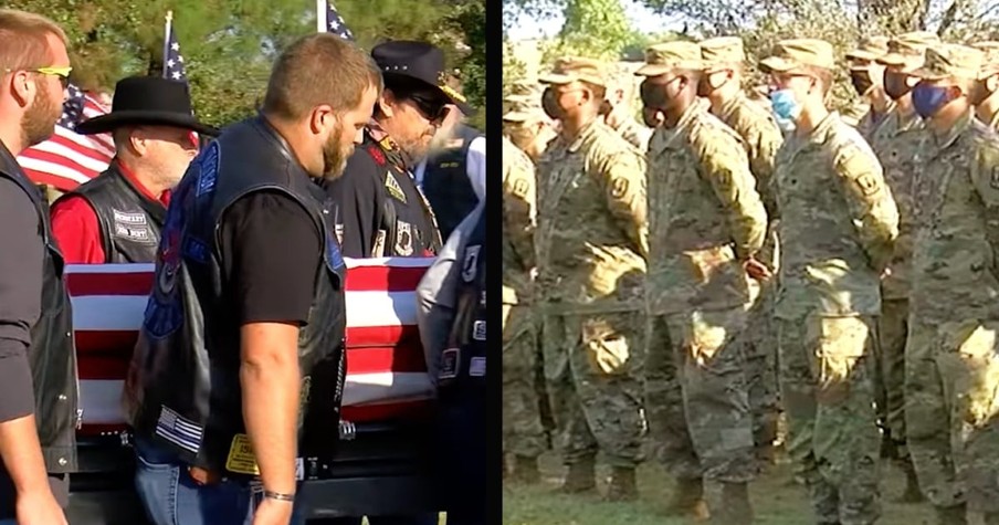 Veteran With No Known Family Is Laid To Rest And Hundreds Show Up To Honor Him