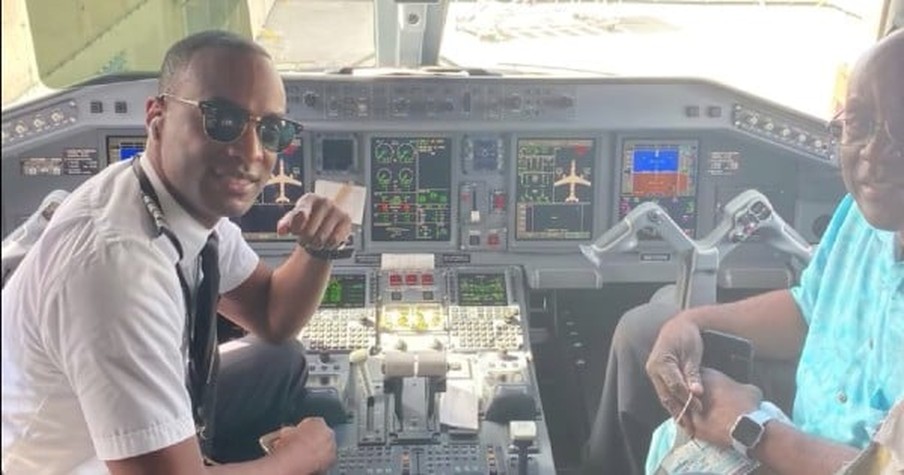 Pilot Welcomes A 'VIP Passenger' Aboard The Plane And It Has Him Tearing Up