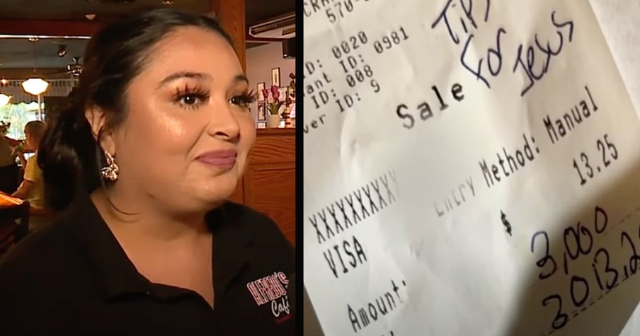 Man Orders Stromboli and Then Leaves $3,000 for Waitress in Scranton As Part of Tips For Jesus