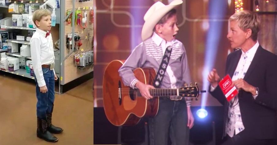 Little Hank Williams Takes Over The Internet After Yodeling In The Middle Of Walmart