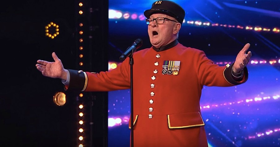 88-Year-Old War Veteran Sings 'Wind Beneath My Wings' For Late Wife On Britain's Got Talent