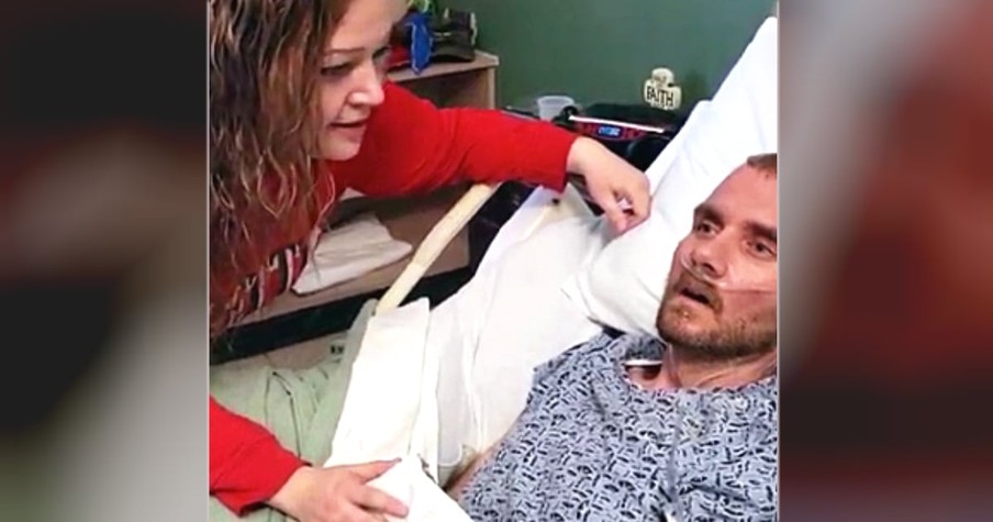 Wife Sings 'Amazing Grace' To Her Dying Husband Days Before He Passes