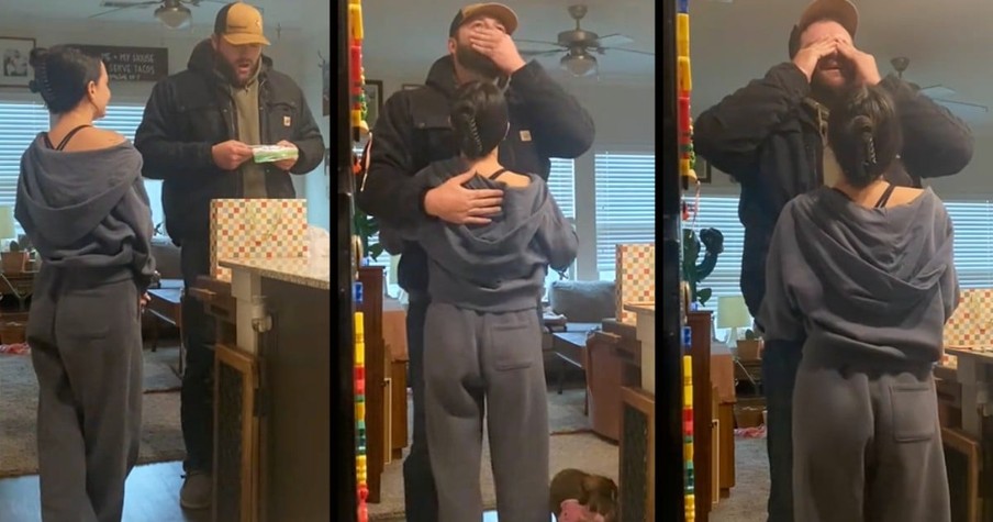 Wife Has Amazing Surprise for Husband After Being Told They'd Never Have Kids