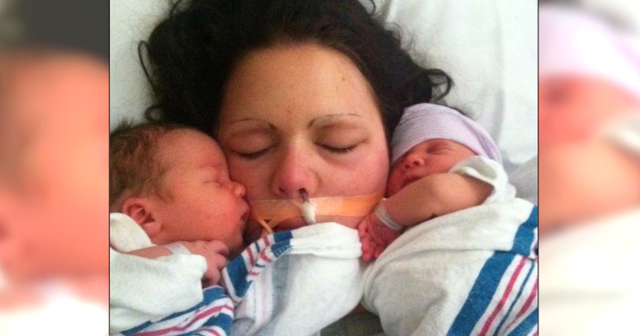 Husband Spots Miracle in Wife's Pre-Delivery Photo After Labor Nearly Kills Her