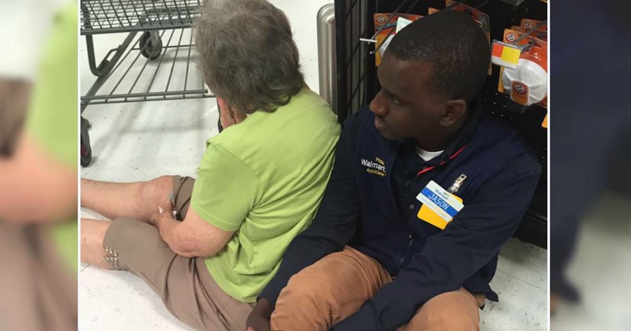 Woman Fell to Floor, Then Walmart Employee Became Human Chair