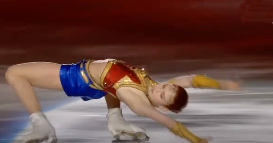 Alexandra Trusova Stuns With Mesmerizing Wonder Woman Ice Skating Routine