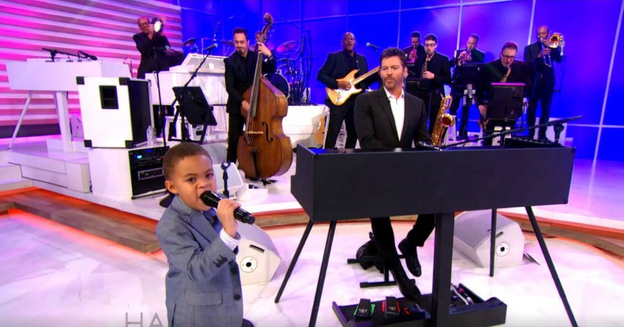 5-Year-Old Little Boy Sings A Classic Hymn And Wows The Audience