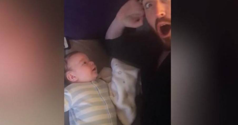 Baby Said His First Word At 12 Weeks Old And Daddy Was Shocked