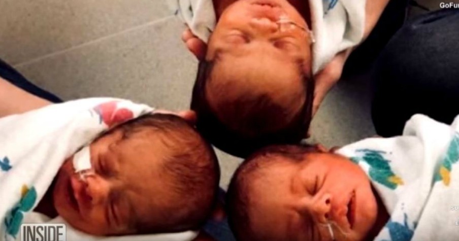 Parents Were Praying For One Baby, But Then God Gave Them Identical Triplets