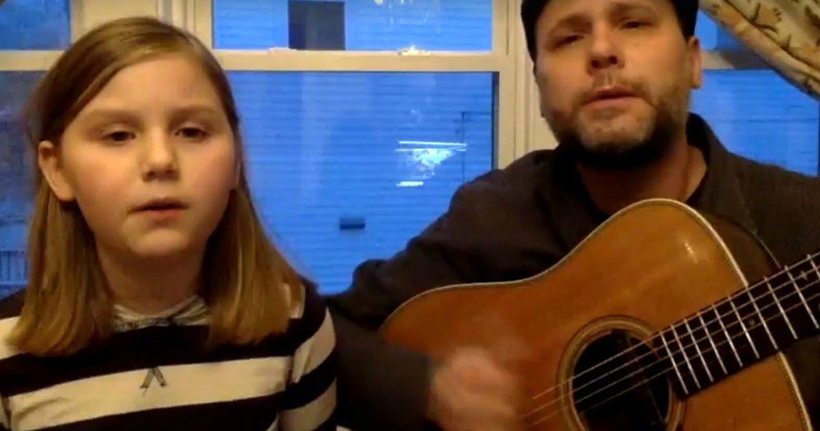 Father and Daughter Sing A Duet To Help Bring Awareness To Homelessness