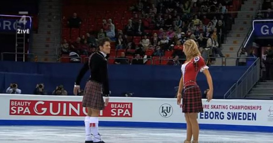 Brother And Sister Performed A Stellar Ice Dancing Routine