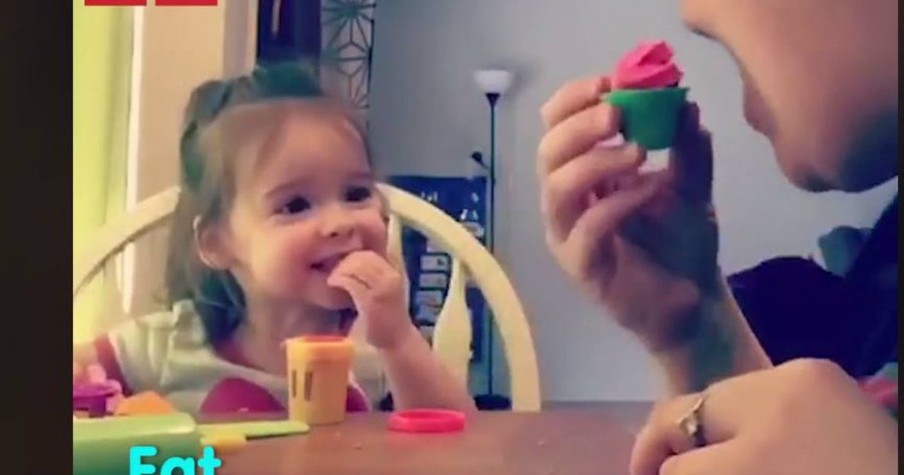 Mommy Plays An Adorable Switch-A-Roo On Her Deaf 2-Year-Old Daughter