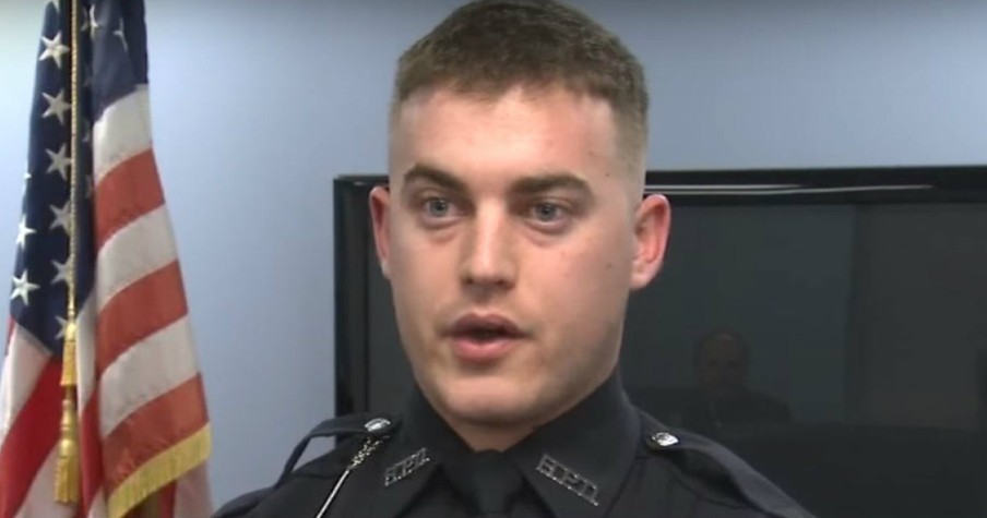 A Police Officer Helped Save A Toddler's Life On His First Day On The Job