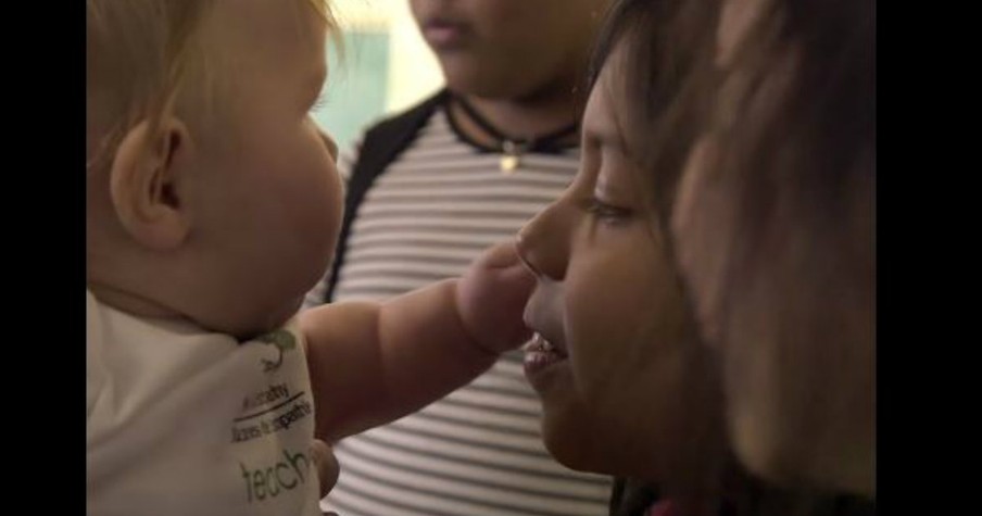 Baby Teaches 9 and 10 Year Old Students A Valuable Lesson About Bullying