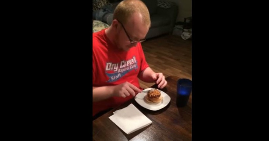 Wife Surprises Her Husband With A Cupcake That Had A Special Surprise In It