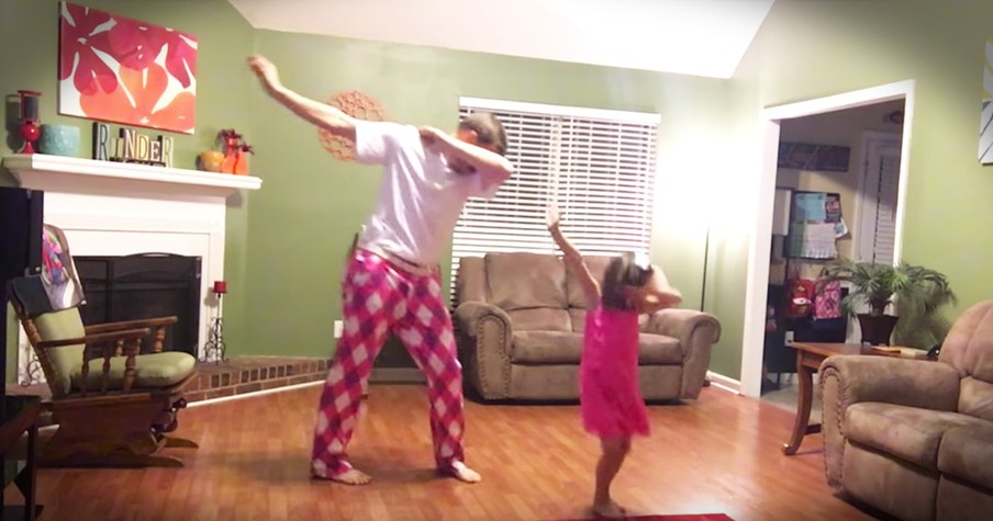 Daddy-Daughter Dance to Justin Timberlake Can't Stop the Feeling