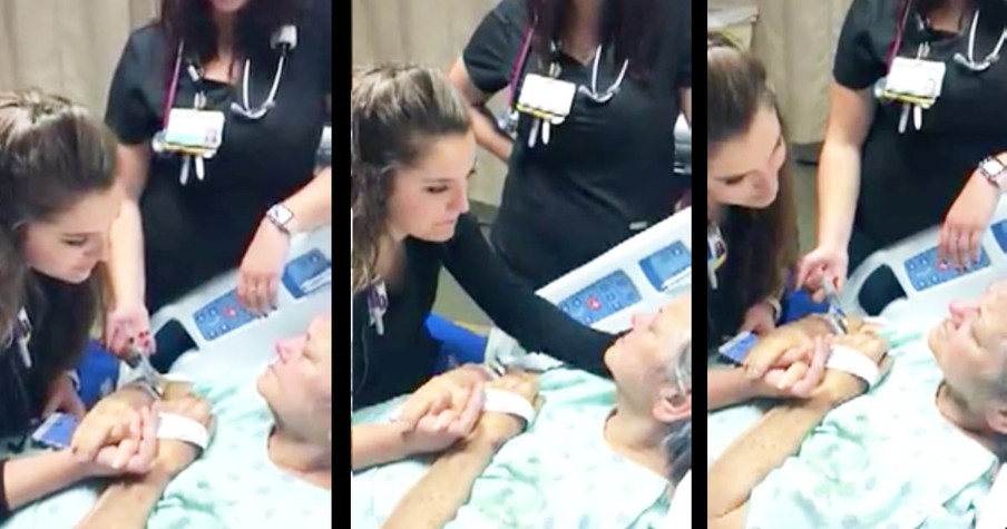 Nurse Comforts Dying Patient With Singing 'Dancing in the Sky'