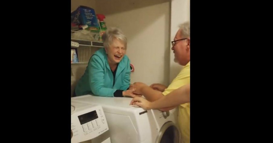 Grandma Got Stuck Behind Dryer and It Was Hilarious