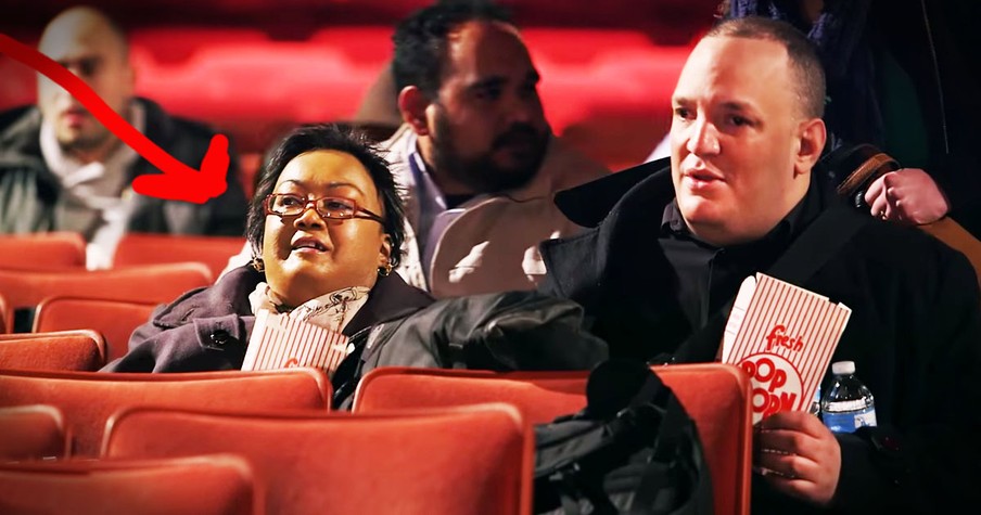 Couple Surprised At The Movies After Cancer Postponed Their Wedding