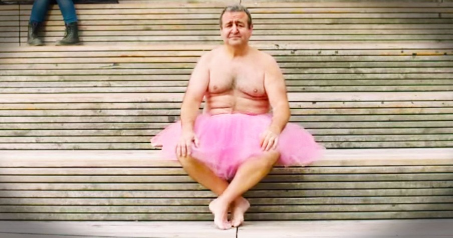 Man In A Tutu Is Fighting Breast Cancer, One Photo At A Time